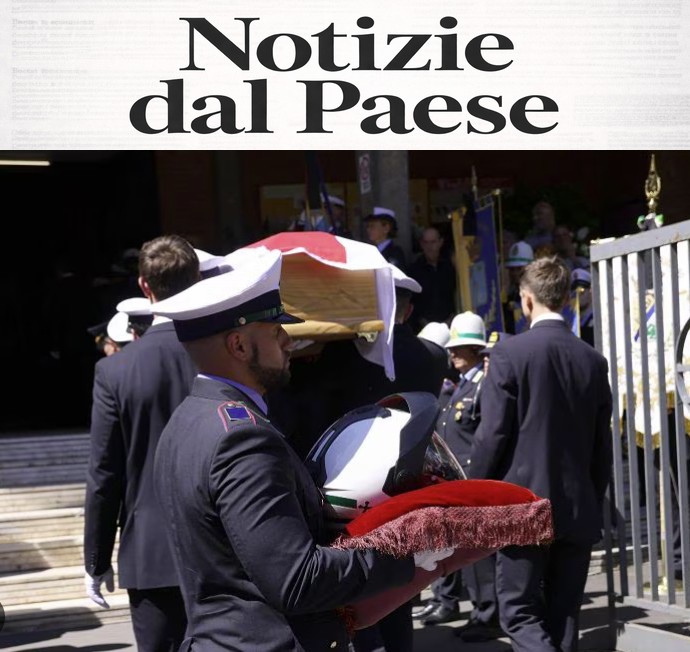 Milano in lutto per l’agente Francesco Imprezzabile: cerimonia di commiato nel quartiere Corvetto