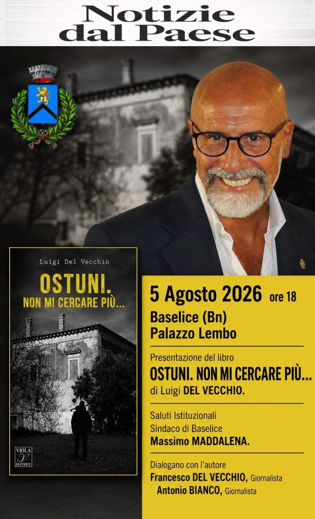 Luigi Del Vecchio: Un Generale tra Thriller e Radici, il Tour Nazionale Continua a Baselice