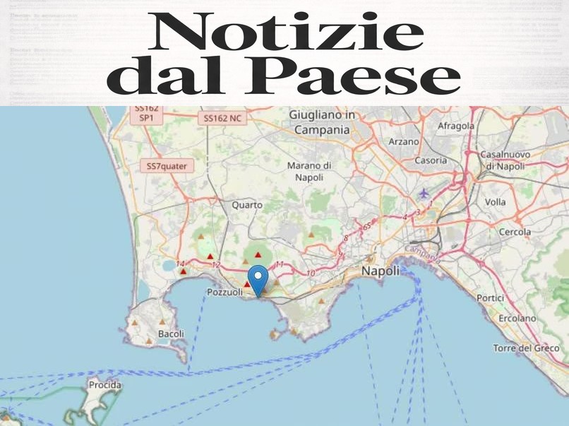 Campi Flegrei: scossa di magnitudo 3.0 nella notte, sciame sismico archiviato
